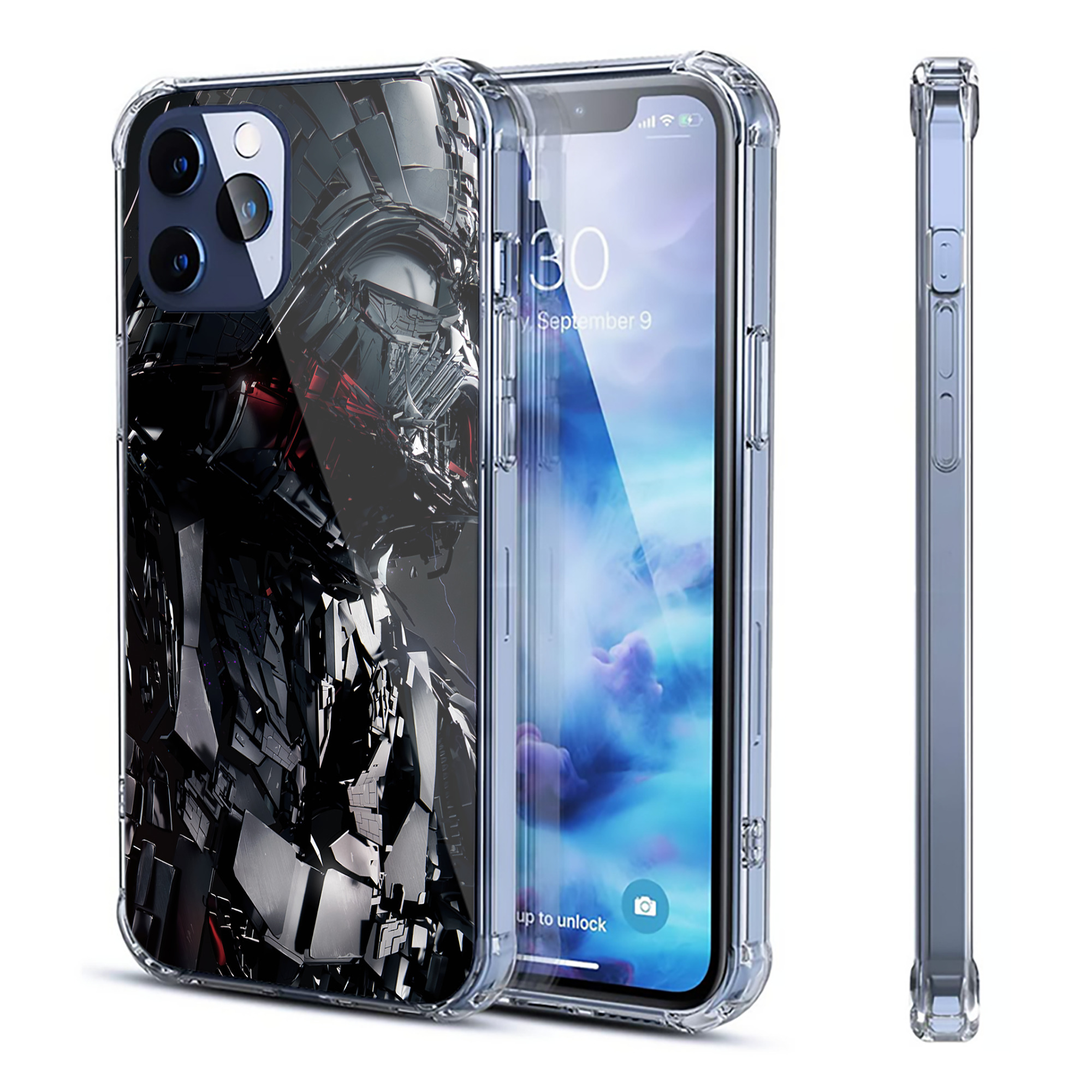 （画像用） スター・ウォーズ Star Wars 【iPhone 12シリーズ対応】透明スマホケース（クリアソフトケース）